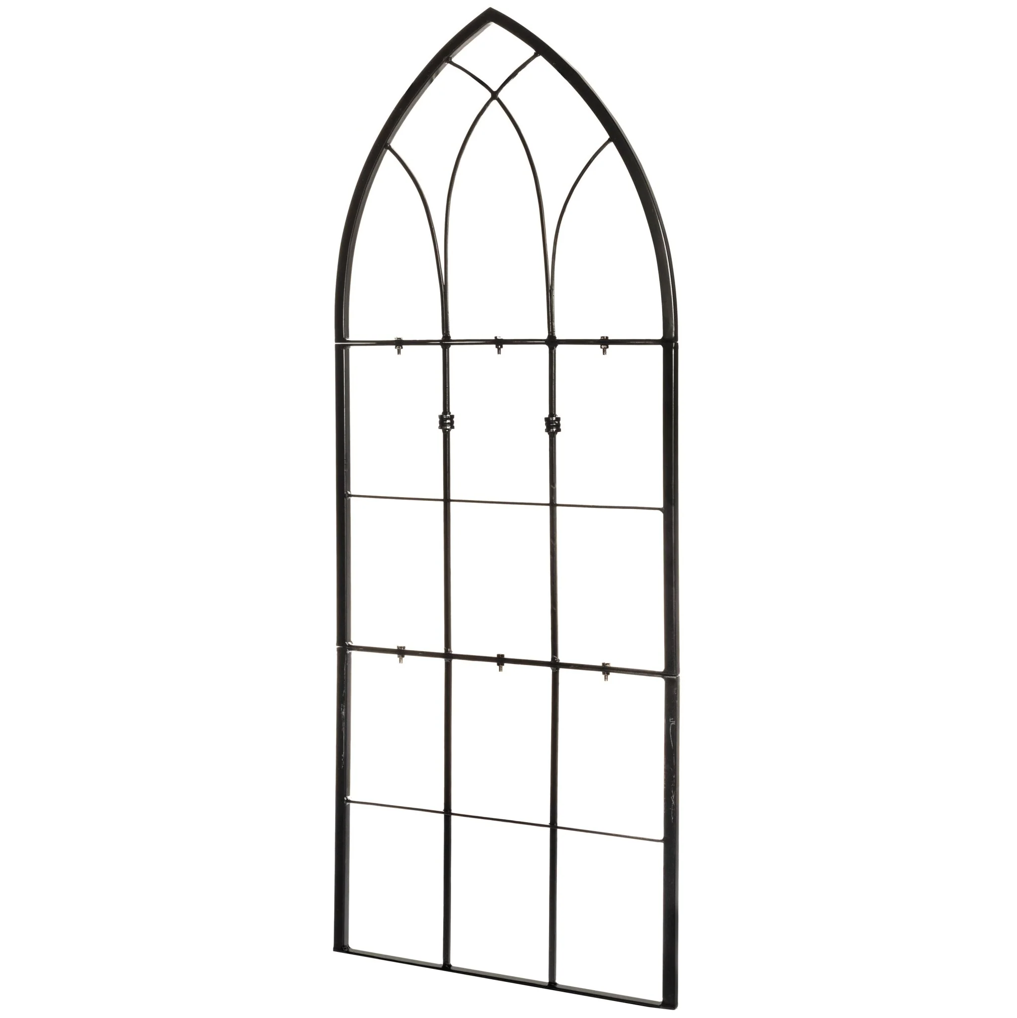 H Potter Gothic 62" Tall Trellis – Black Freestanding Garden Trellis for Climbing Plants - Image 4