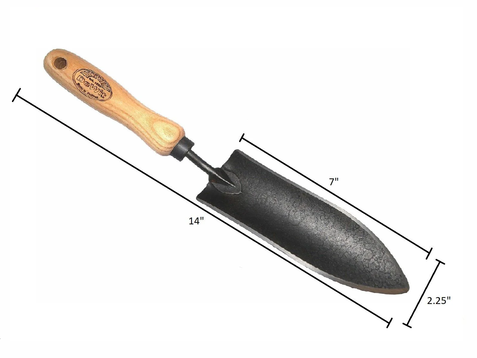 H Potter Forged Transplant Trowel - DeWit Tools - Image 4