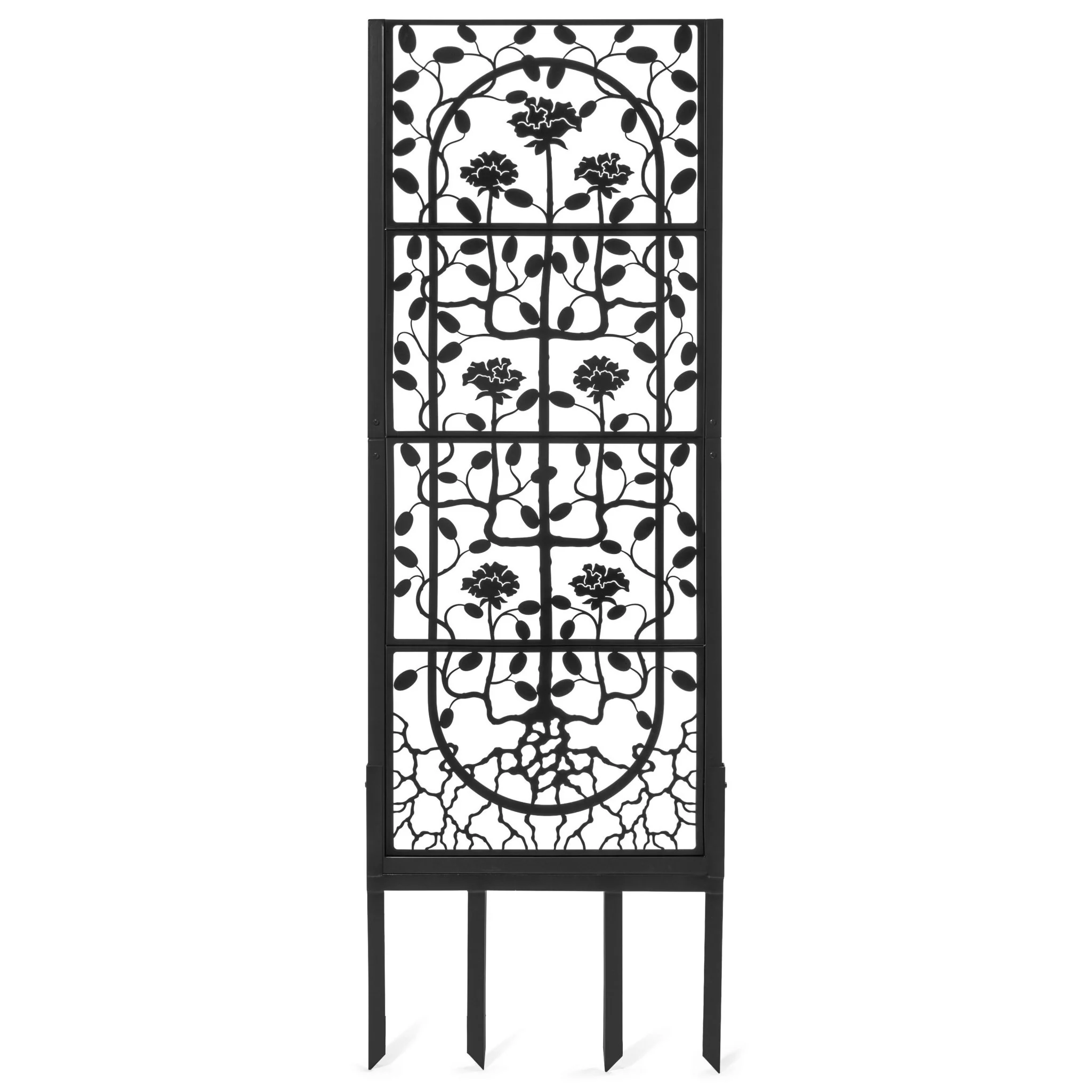 H Potter Dorset Garden Trellis - Black Finish - Freestanding - Image 5