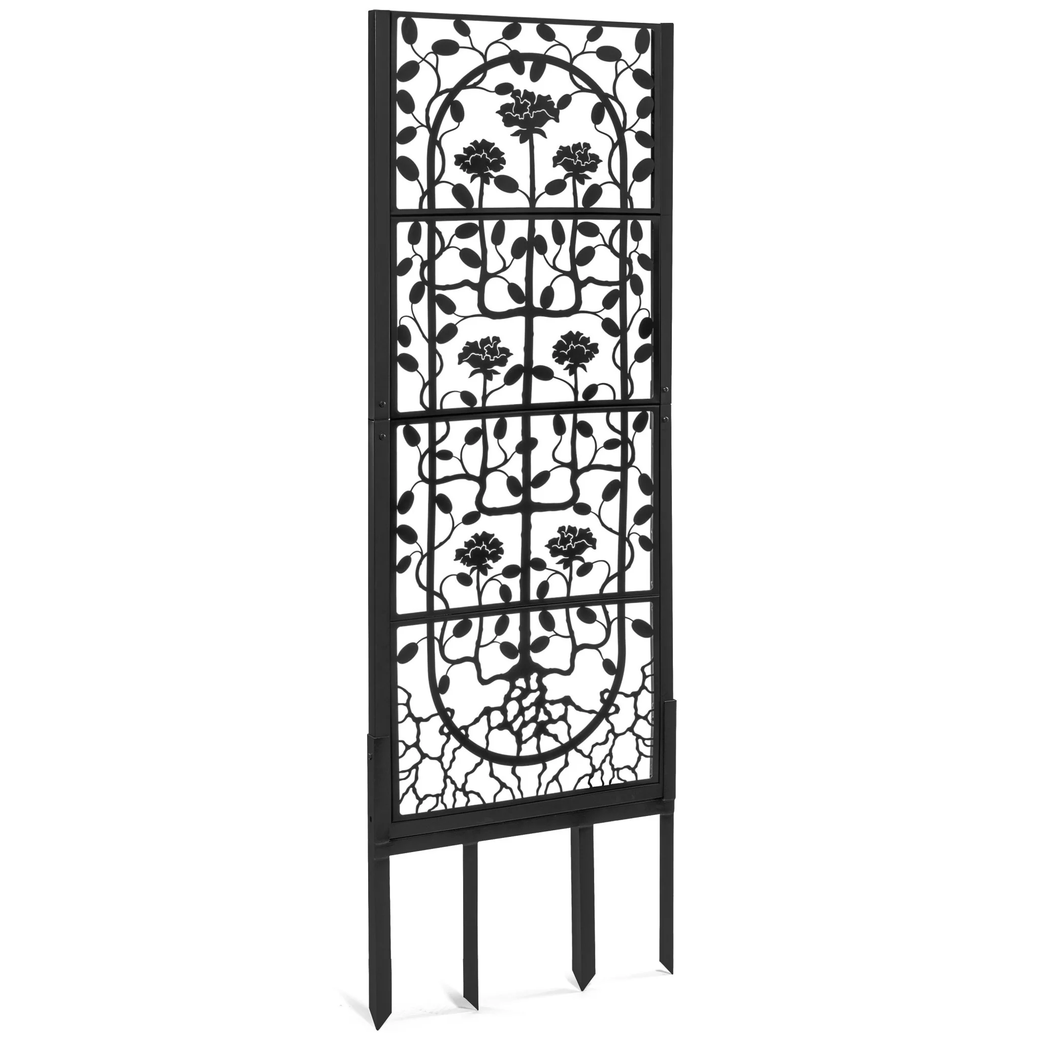 H Potter Dorset Garden Trellis - Black Finish - Freestanding - Image 8