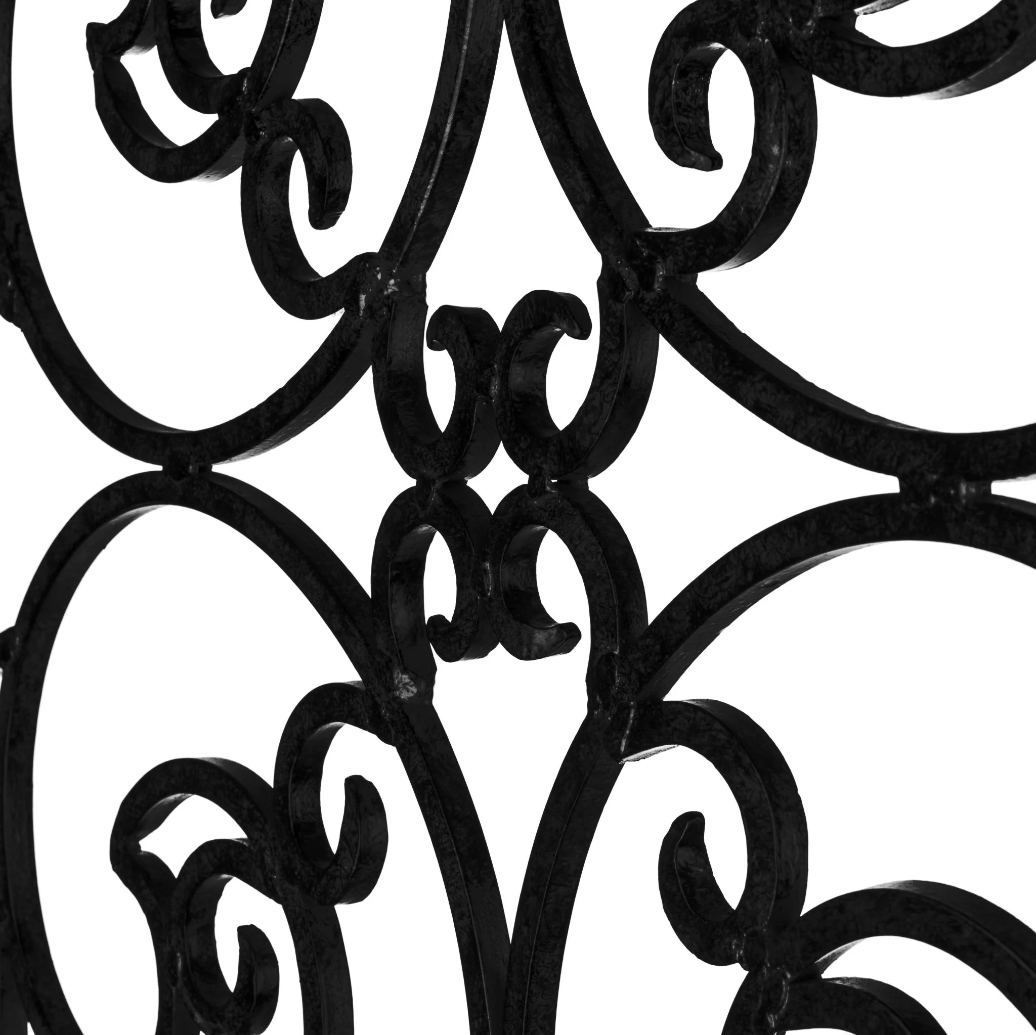 H Potter Legacy Freestanding Trellis – 6 Ft Tall Iron Garden Screen - Black Finish - Image 5