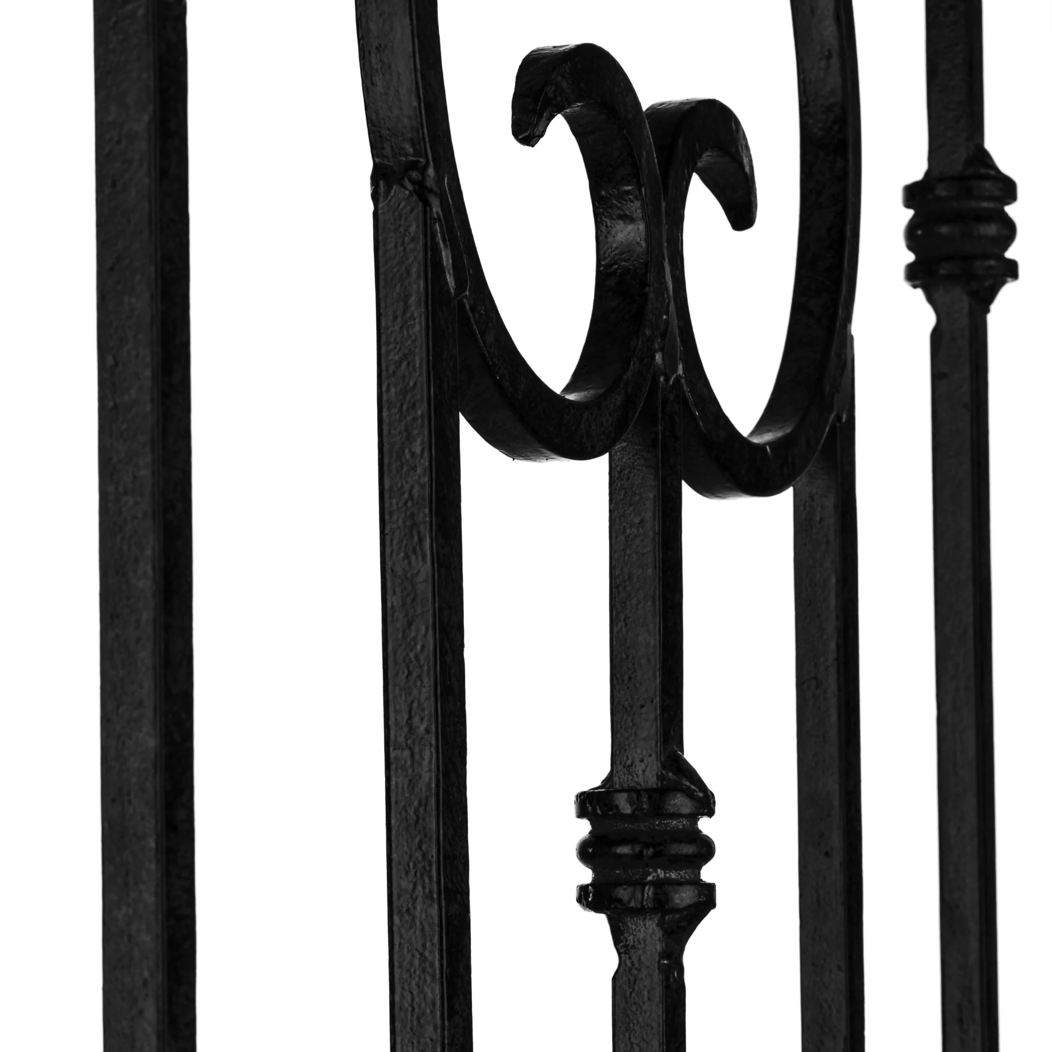 H Potter Legacy Freestanding Trellis – 6 Ft Tall Iron Garden Screen - Black Finish - Image 6