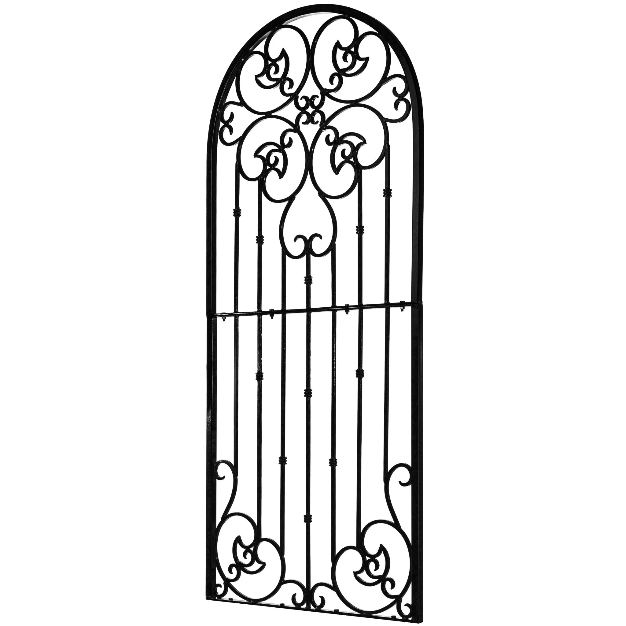 H Potter Legacy Freestanding Trellis – 6 Ft Tall Iron Garden Screen - Black Finish - Image 8