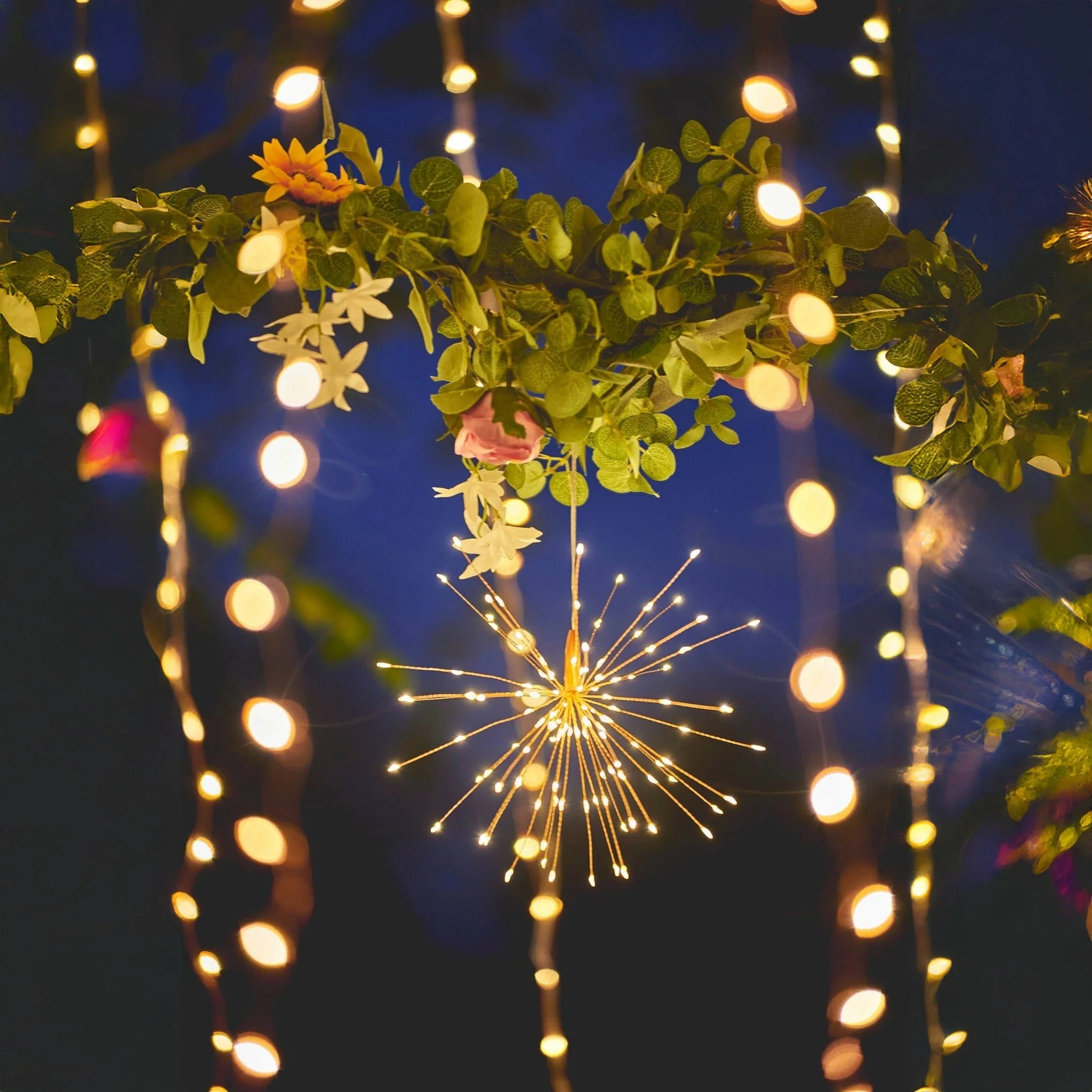 H Potter Hanging Starlight Light – 120 LED Indoor & Outdoor Décor - Image 8