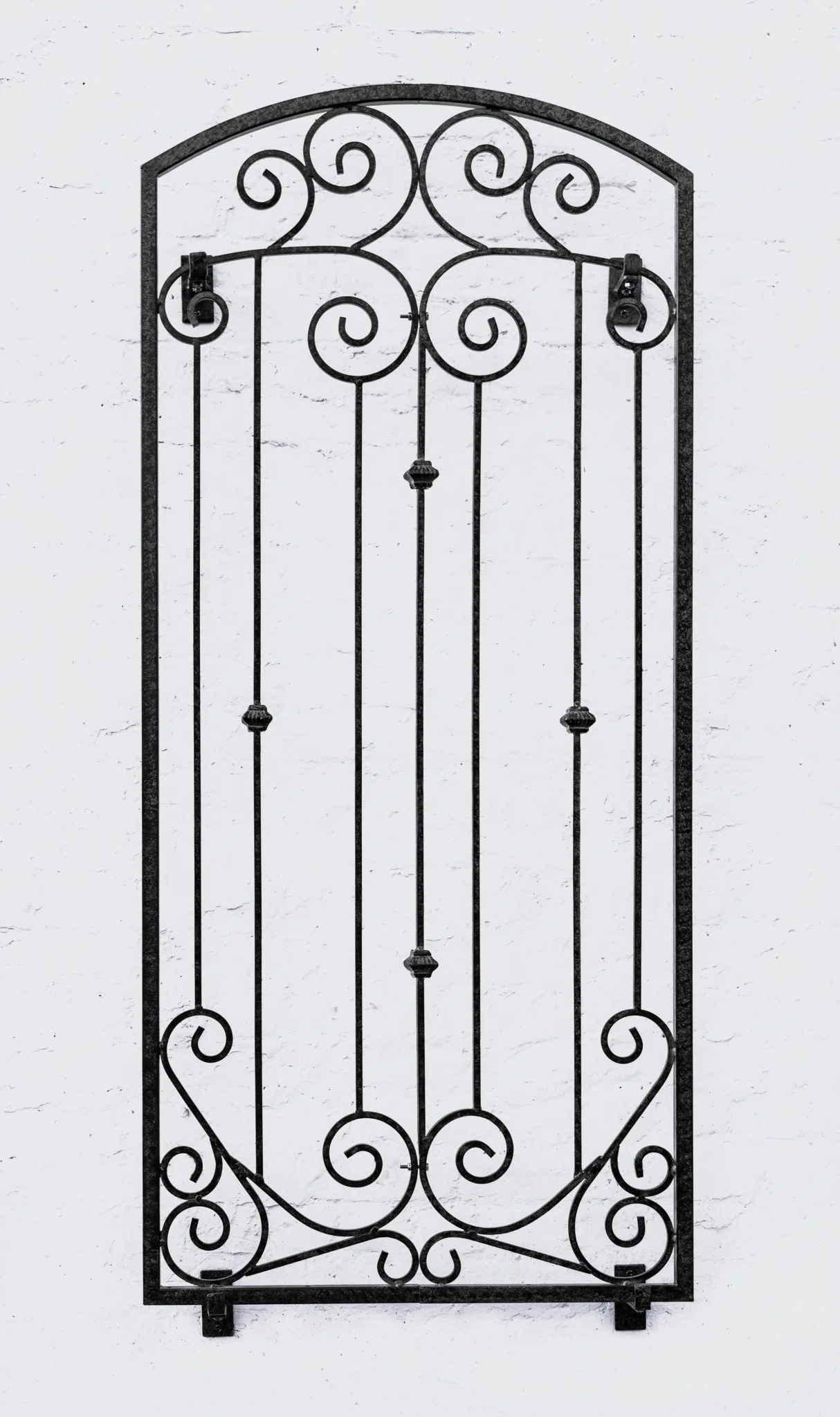 H Potter Lenox Estate Wall Trellis - 6 Ft Tall Iron Garden Screens - Black - Image 2