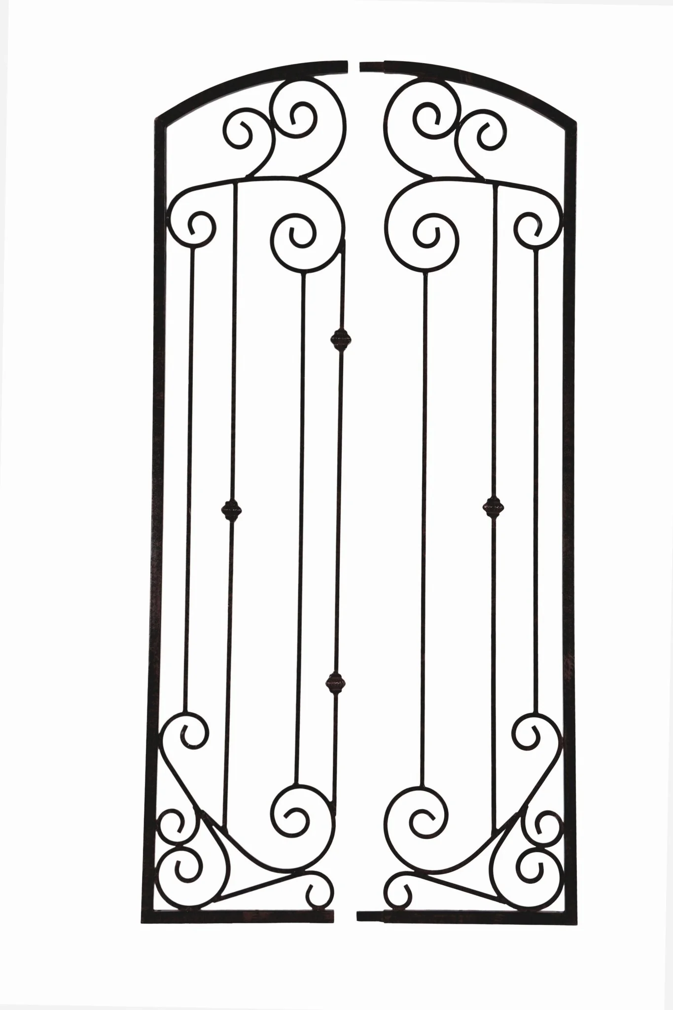 H Potter Lenox Estate Wall Trellis - 6 Ft Tall Iron Garden Screens - Black - Image 6