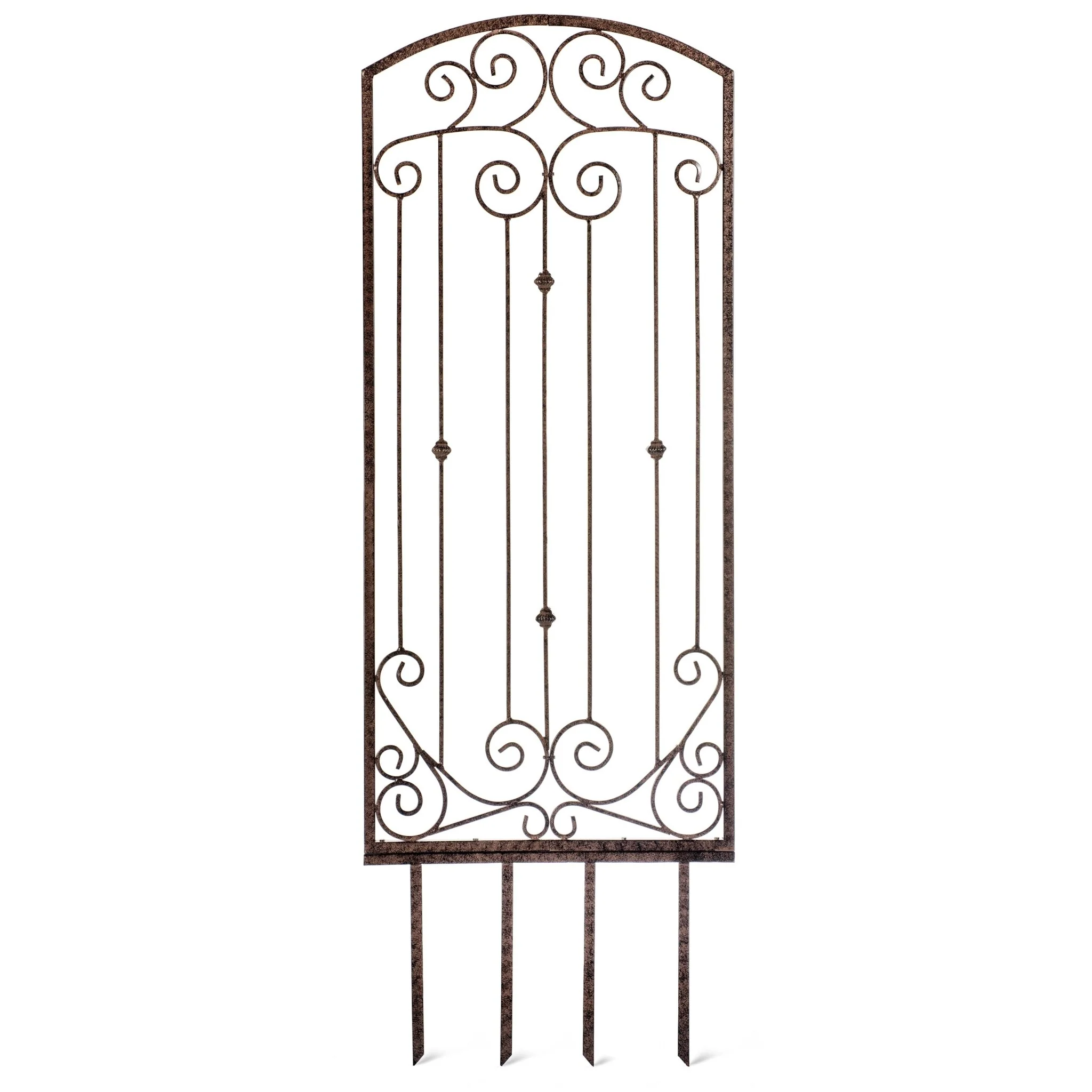 H Potter Lenox Estate Garden Trellis – 6ft Tall Freestanding Iron Garden Screen - GAR602 - Image 8
