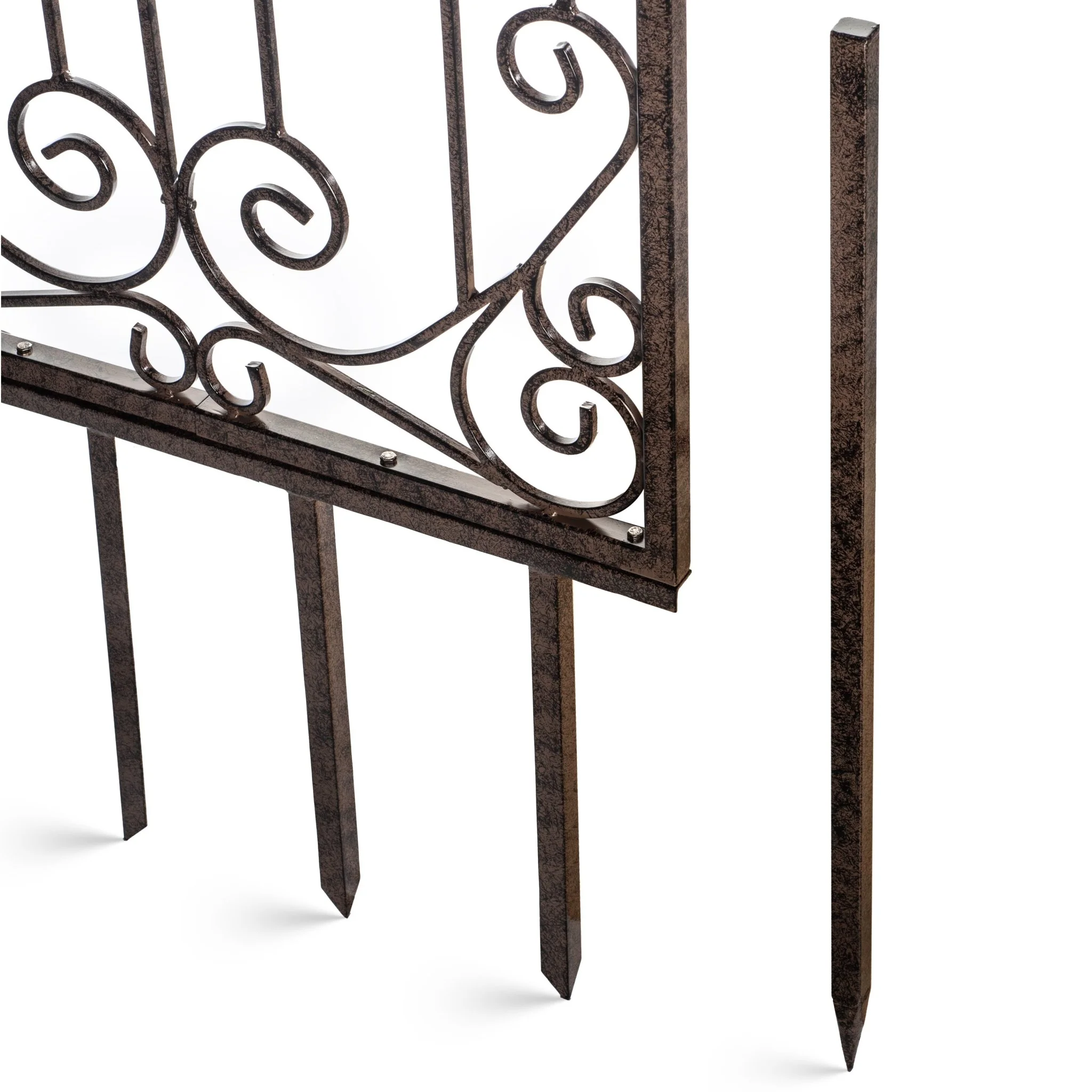 H Potter Lenox Estate Garden Trellis – 6ft Tall Freestanding Iron Garden Screen - GAR602 - Image 9