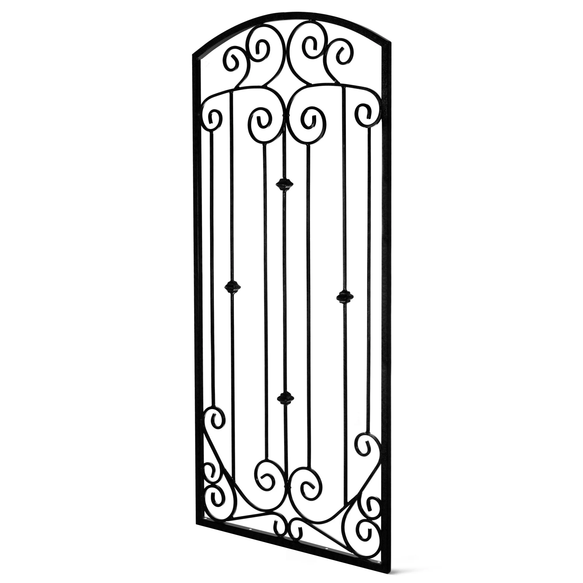 H Potter Lenox Estate Garden Trellis – 6 ft Tall Black Freestanding Iron Garden Screen - Image 6