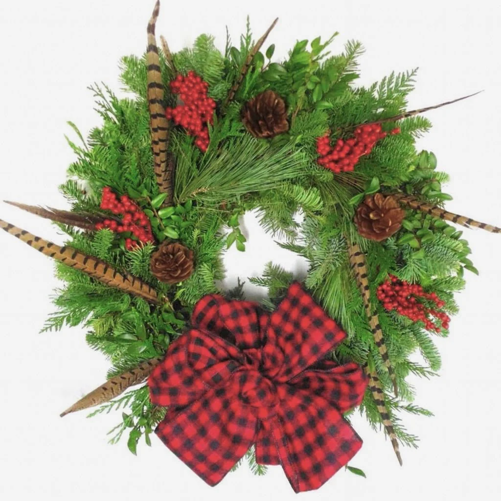 H Potter - Fresh Ponderosa Ranch Holiday Wreath