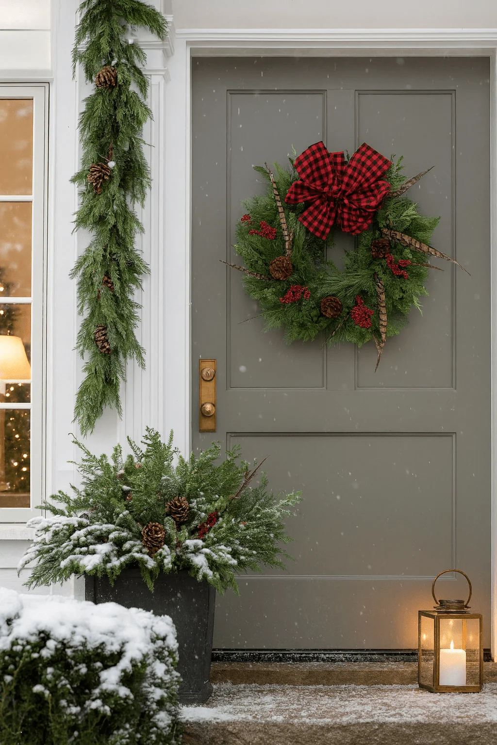 H Potter - Fresh Ponderosa Ranch Holiday Wreath - Image 2