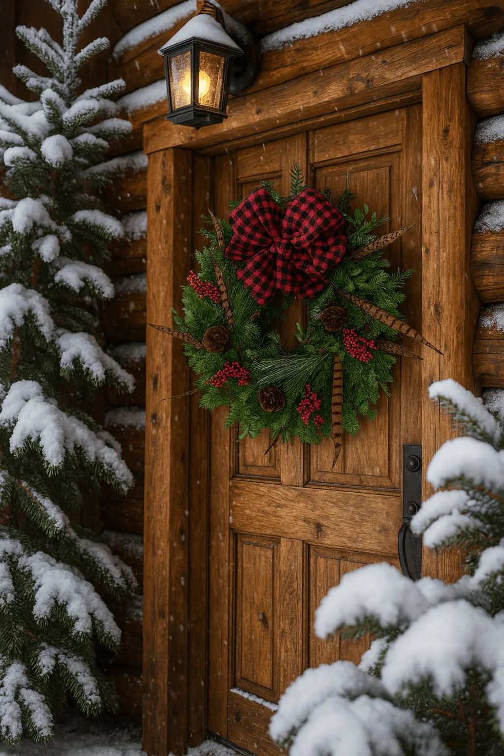 H Potter - Fresh Ponderosa Ranch Holiday Wreath - Image 4