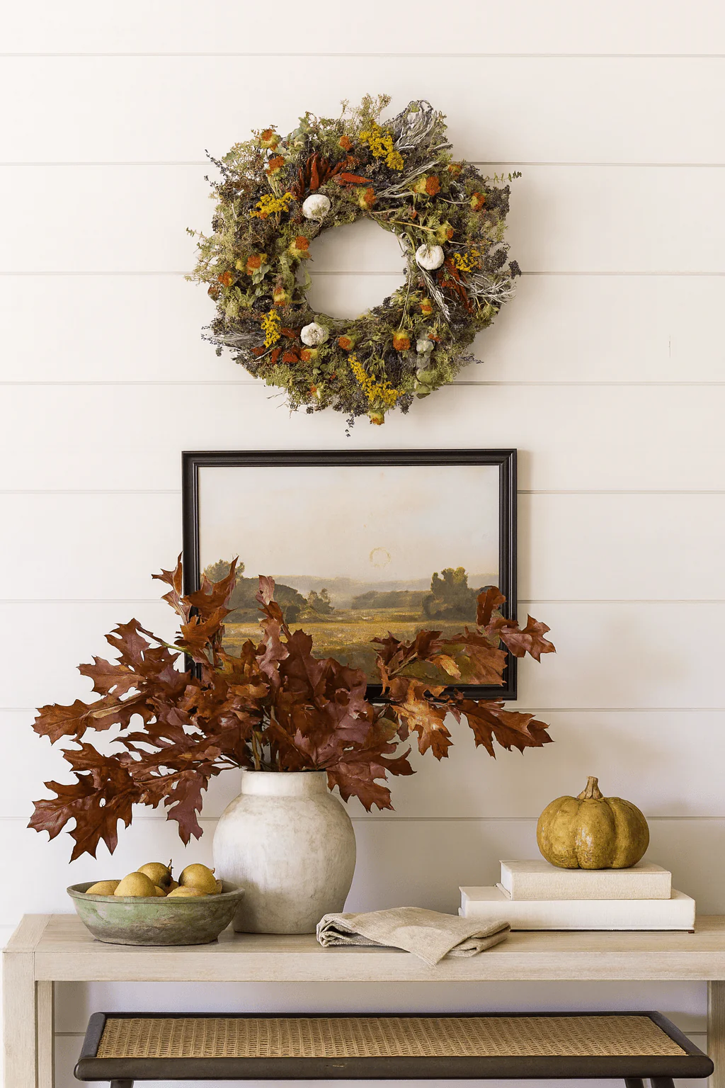 H Potter - Dried Savory Harvest Wreath - Image 3
