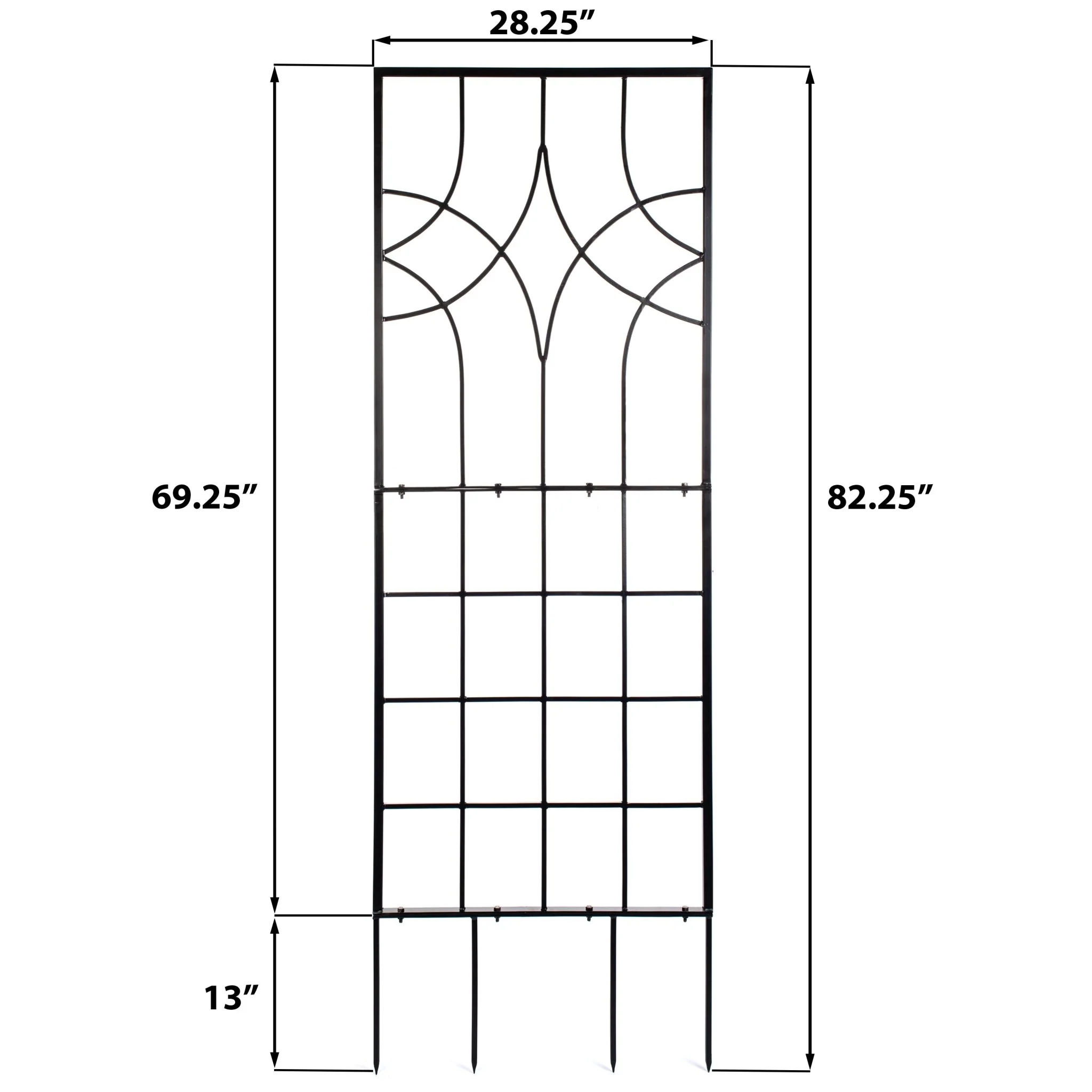 H Potter Geometric Garden Trellis Set of 3 – 1 Large 69" Tall & 2 Small 58"Tall - Image 3