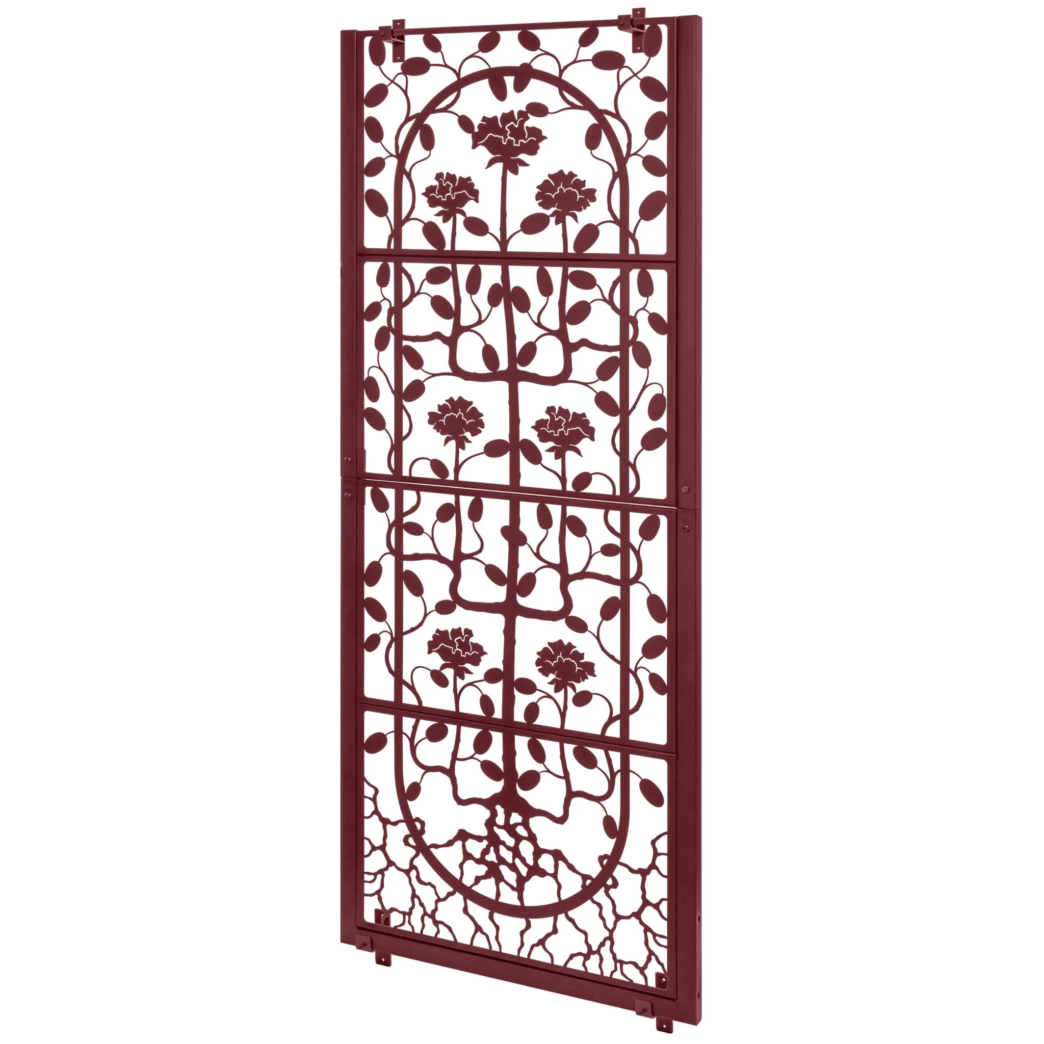 H Potter Dorset Garden Wall Trellis Set of 2 Trellises - Mahogany Finish - For Climbing Plants - Image 6