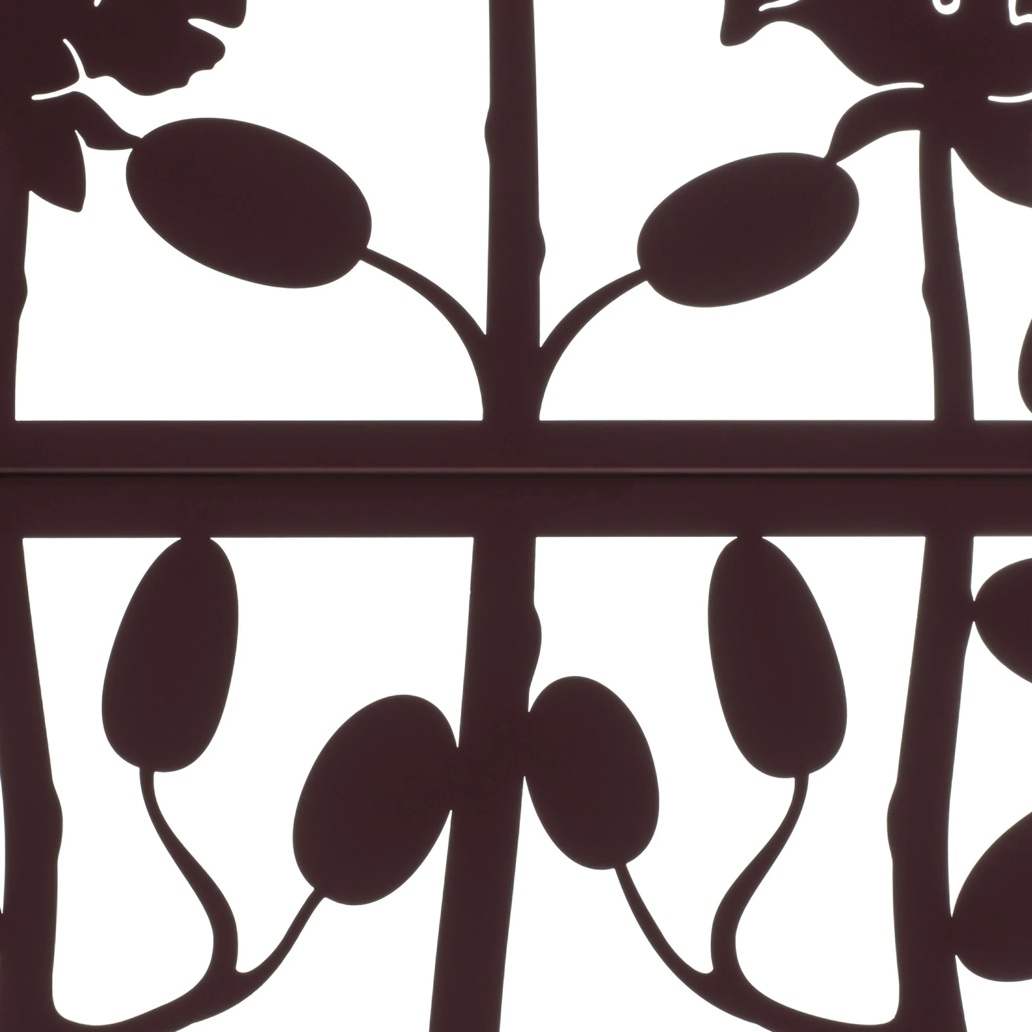 H Potter Dorset Garden Wall Trellis Set of 2 Trellises - Mahogany Finish - For Climbing Plants - Image 8