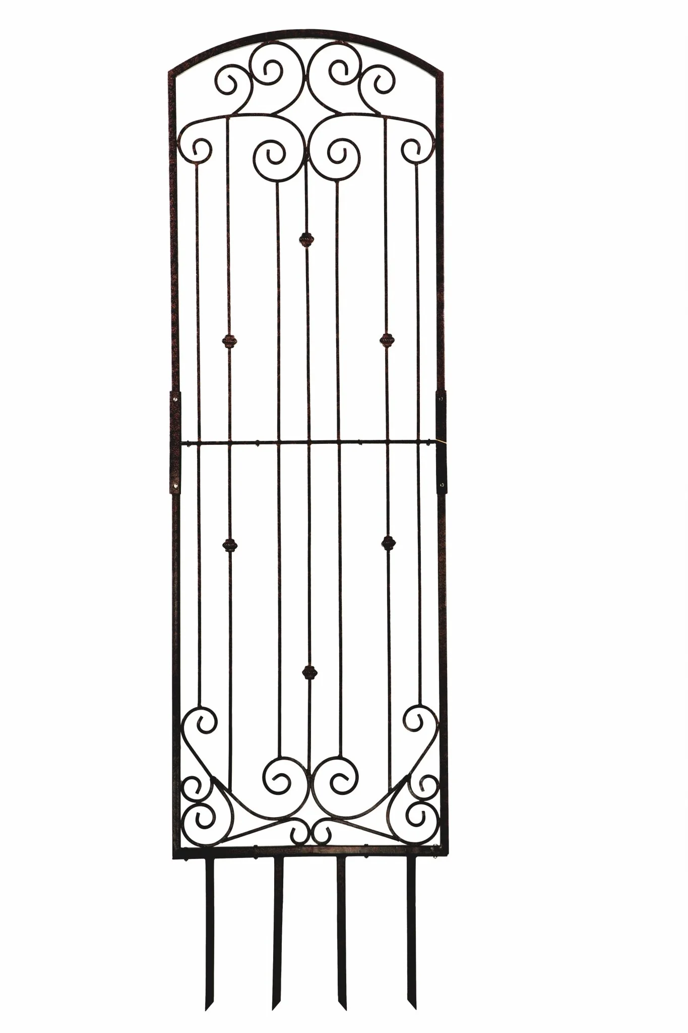 H Potter Lenox Estate Wall Trellis - Set of 3 – 8 Ft Tall Iron Garden Screens - Black Finish - Image 4