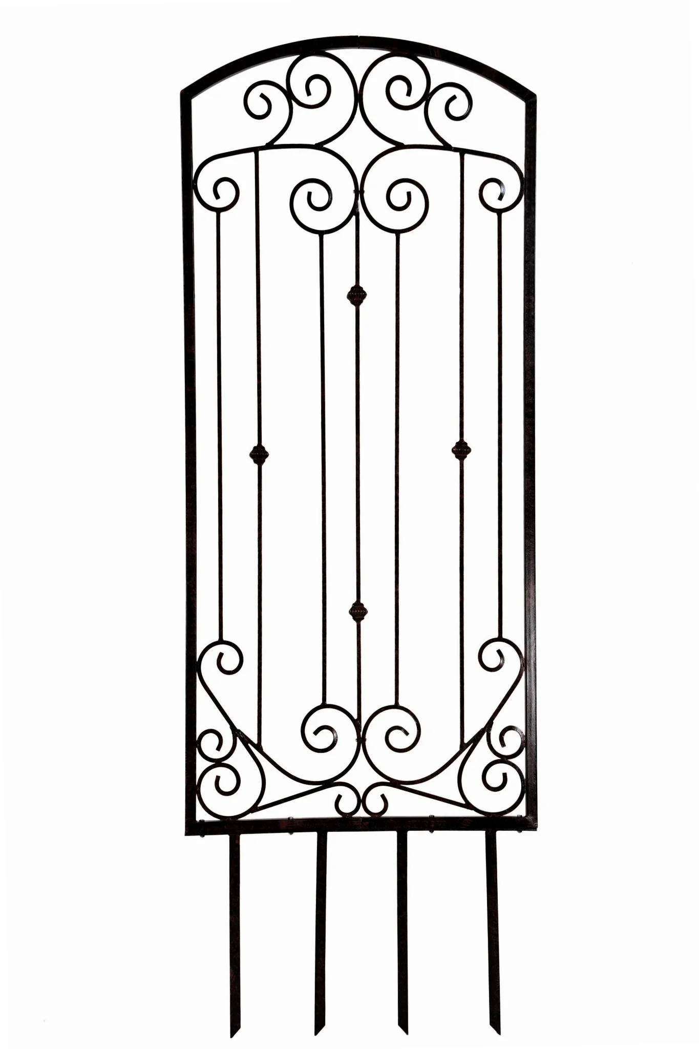 H Potter Lenox Estate Wall Trellis - Set of 3 – 6 Ft Tall Iron Garden Screens - Black - Image 6