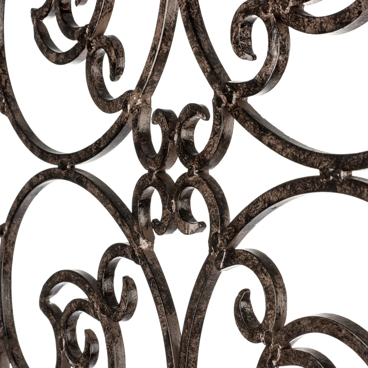 H Potter Legacy Freestanding Trellis – 6 Ft Tall Iron Garden Screen - Charcoal Brown - Image 8