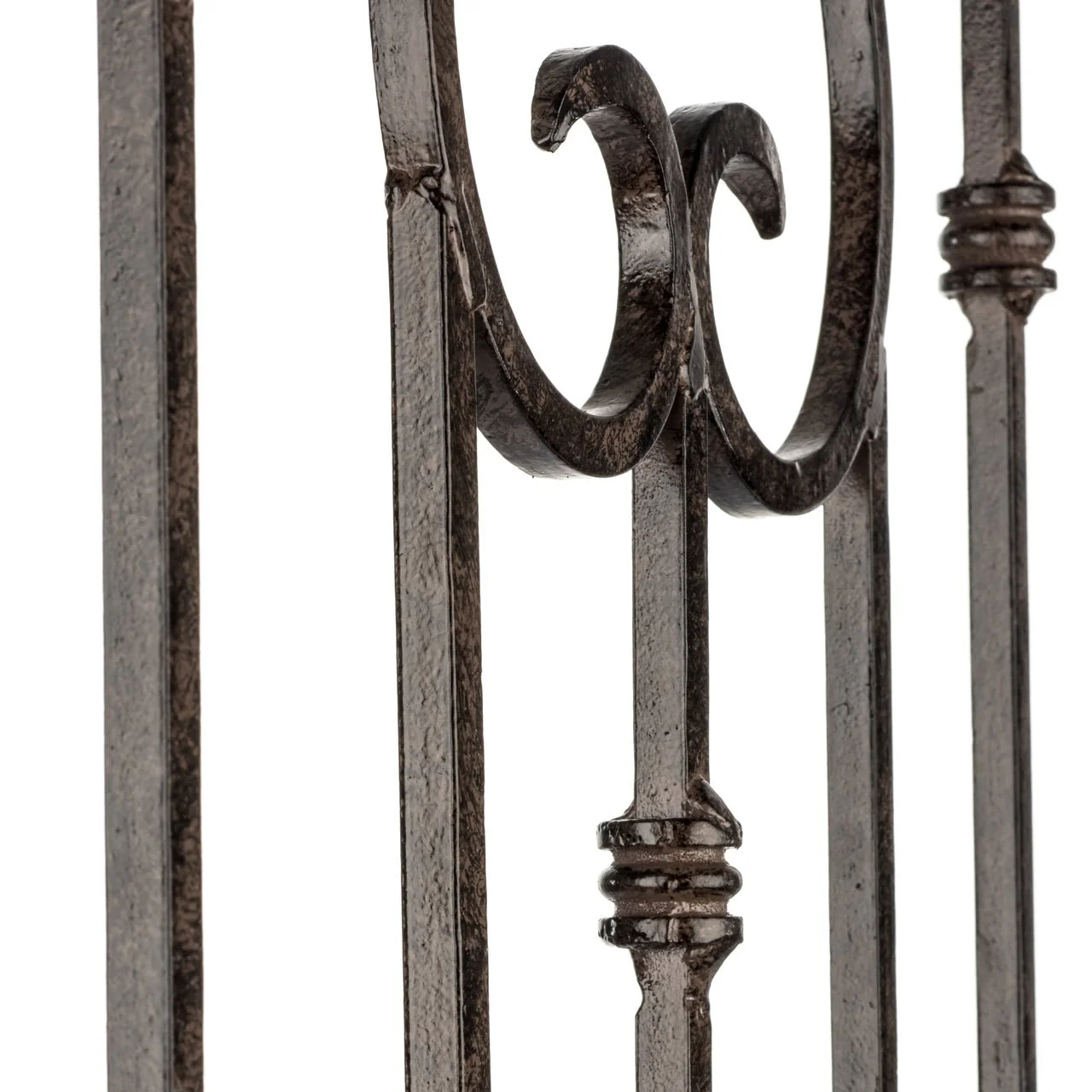 H Potter Legacy Freestanding Trellis – 6 Ft Tall Iron Garden Screen - Charcoal Brown - Image 9