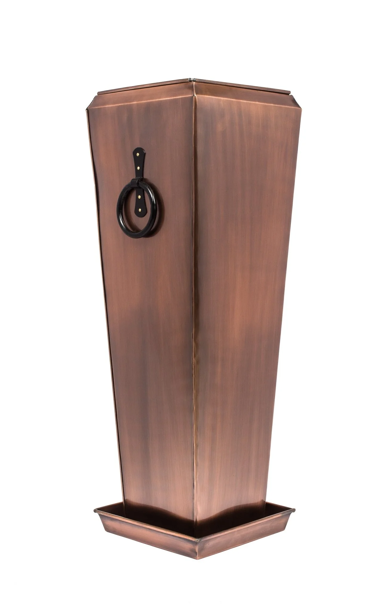 H Potter Santa Fe 29" Tall Planter | Small Antique Copper - Image 6