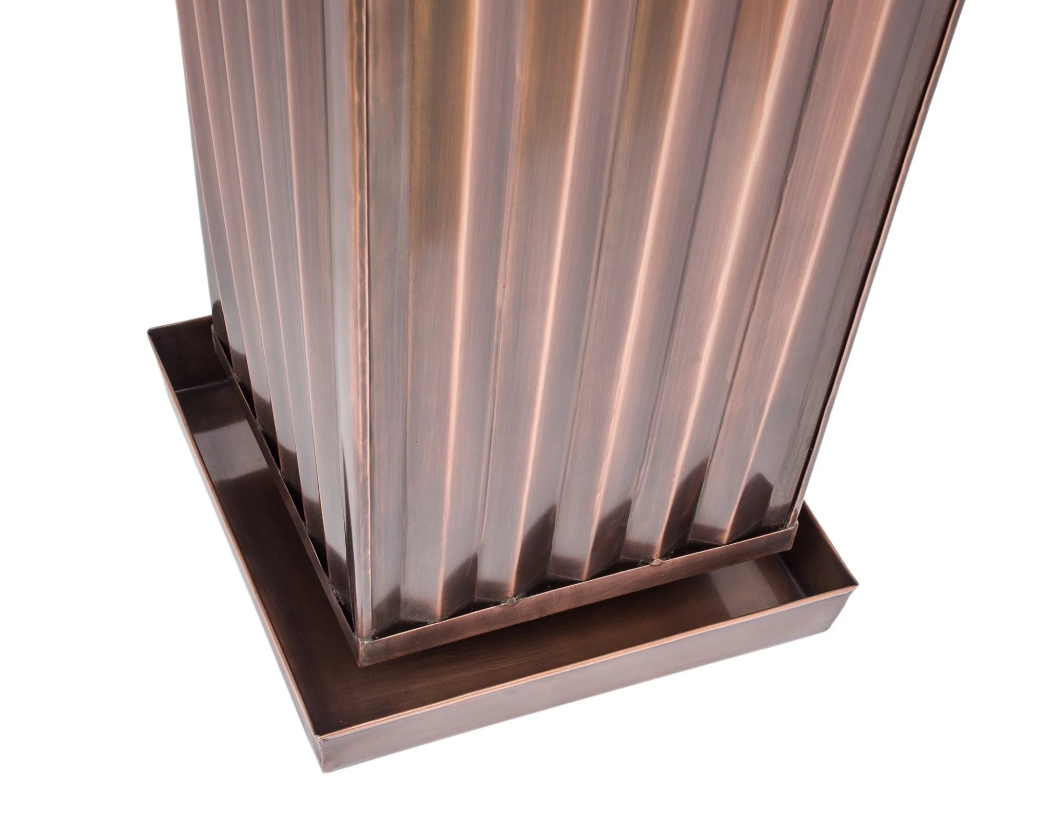 H Potter Ribbed Planter Small GAR546S - Image 5