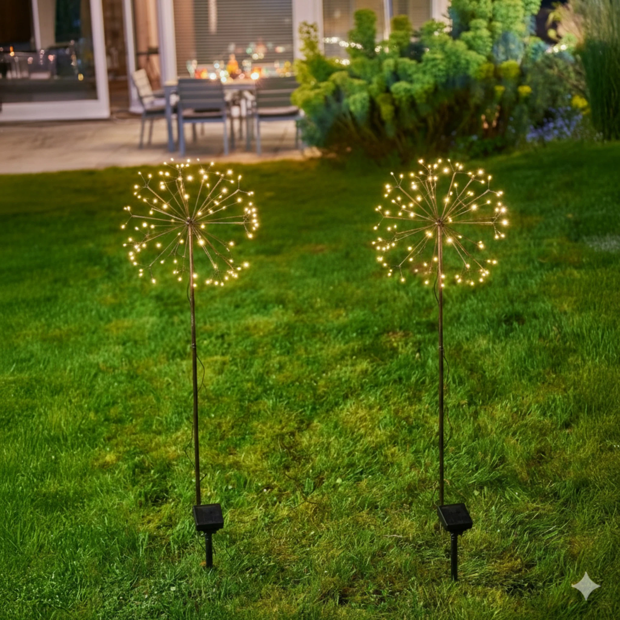 H Potter Solar Golden Bloom Garden Light Small - Image 6