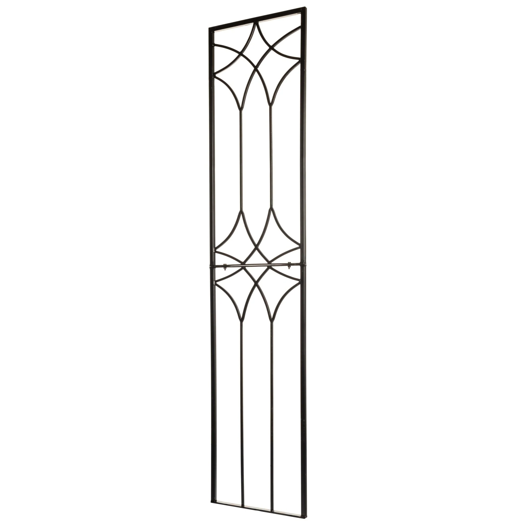 H Potter Tall Geometric Garden Trellises in Black Finish - Set of 3 - 82" Tall - Image 5