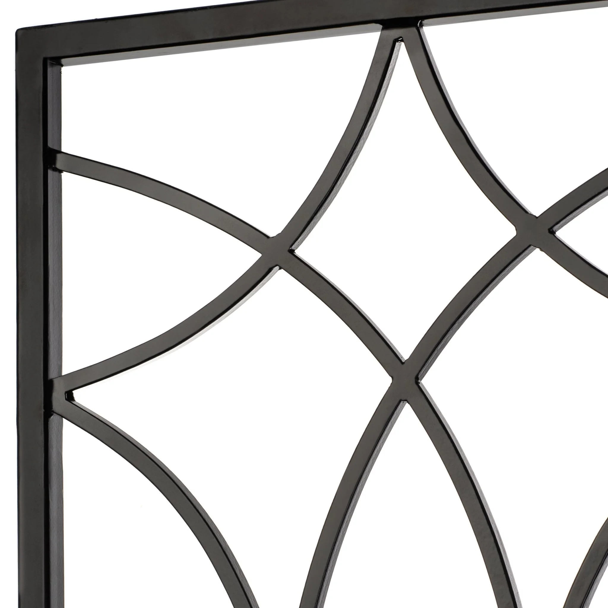 H Potter Tall Geometric Garden Trellises in Black Finish - Set of 3 - 82" Tall - Image 8