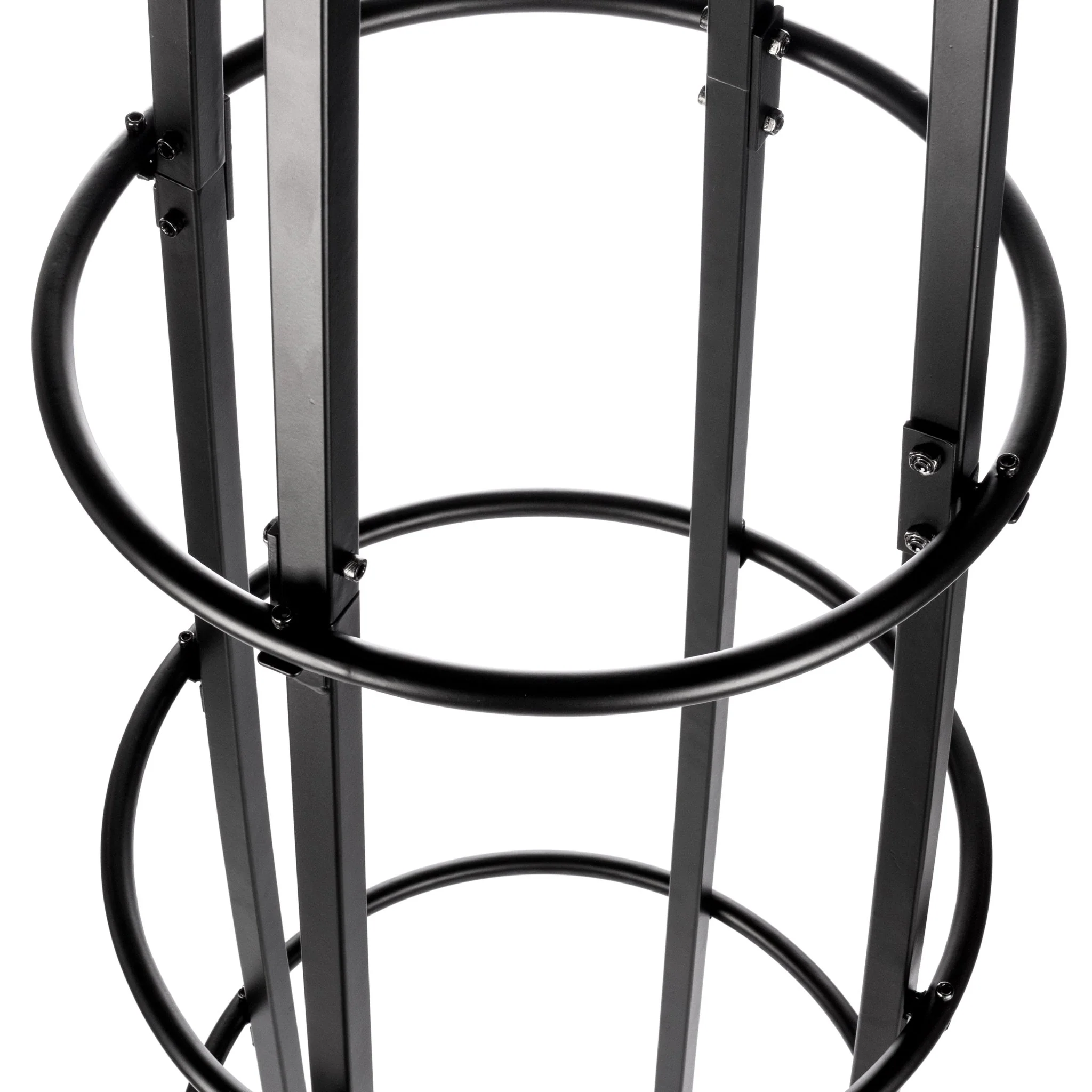 H Potter Concord Estate Trellis - 8-Foot Black Garden Obelisk Trellis - Freestanding - Image 7