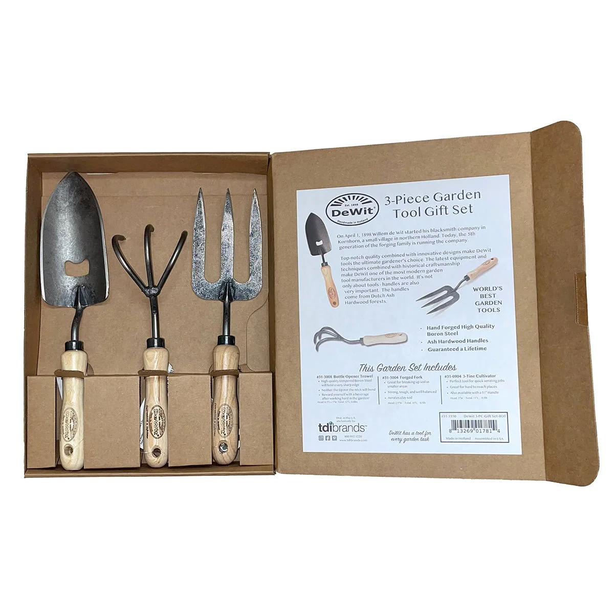 H Potter Tool Gift Set – DeWit 3 Piece Essentials for Dad - Image 3