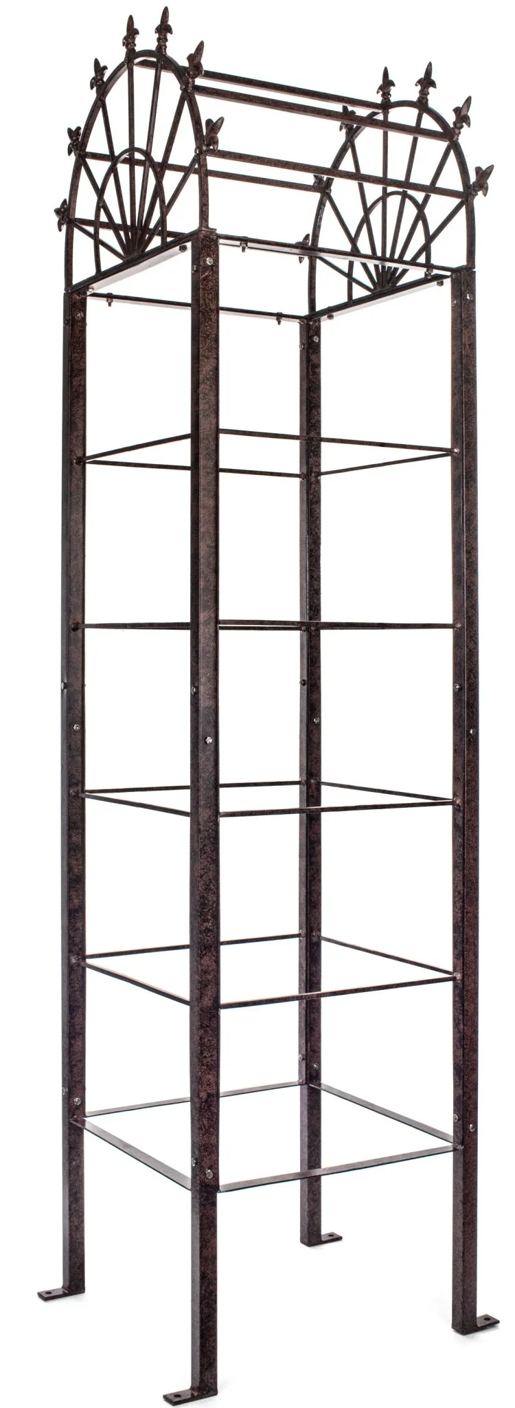 H Potter Granville Garden Obelisk Trellis - 7 Ft Tall Freestanding Metal Landscape Structure - Image 6