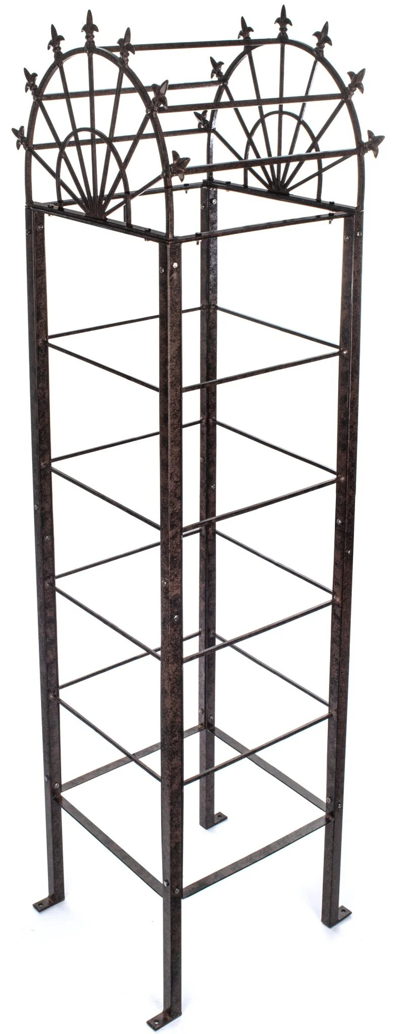 H Potter Granville Garden Obelisk Trellis - 7 Ft Tall Freestanding Metal Landscape Structure - Image 8