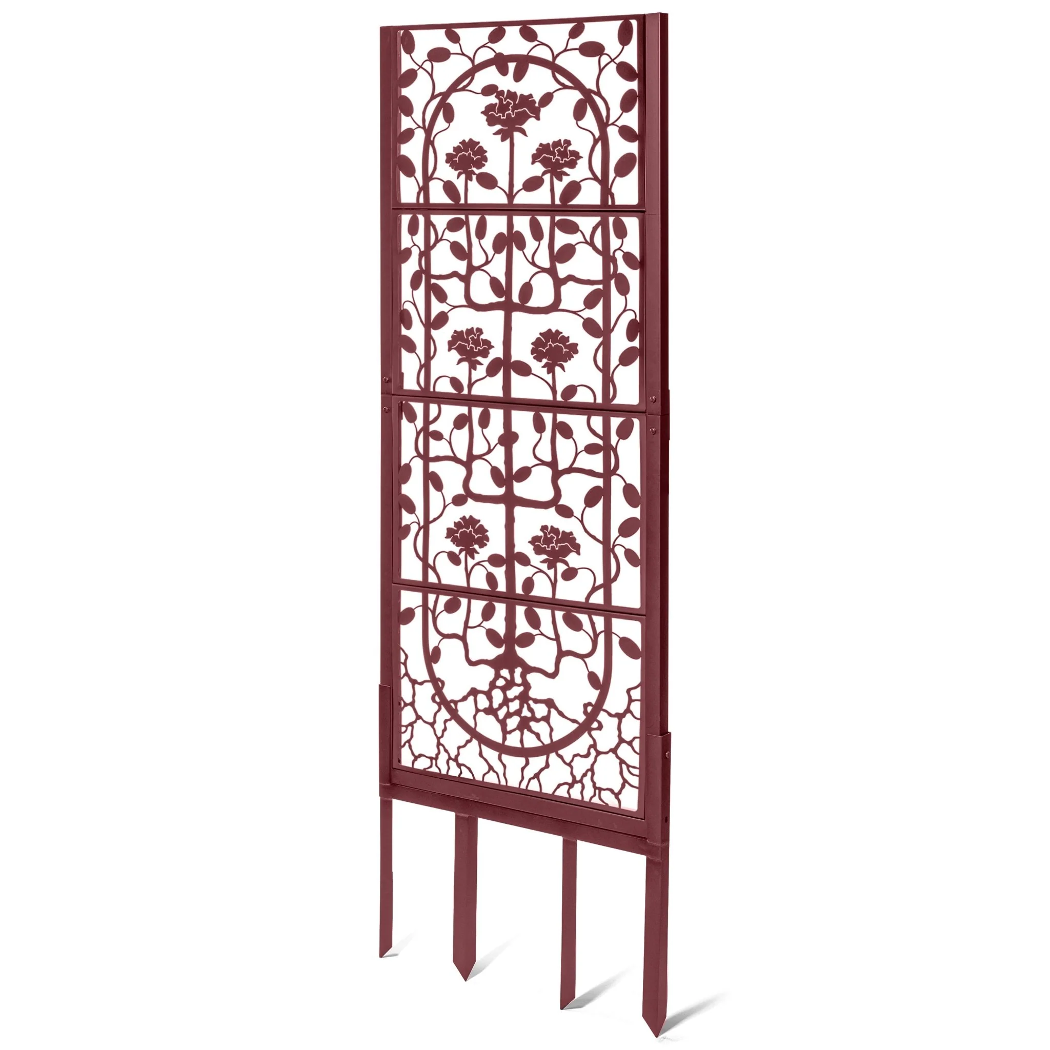 H Potter Dorset Garden Trellis - Mahogany Finish - Freestanding - Image 2