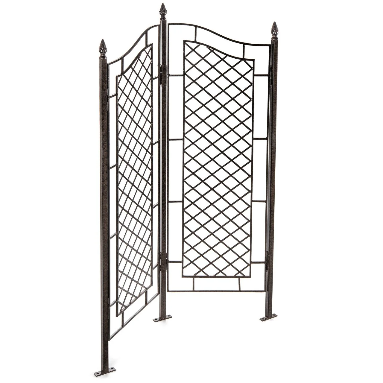 H Potter Augusta 2-Panel Garden Trellis - Privacy Screen – Freestanding - Image 7