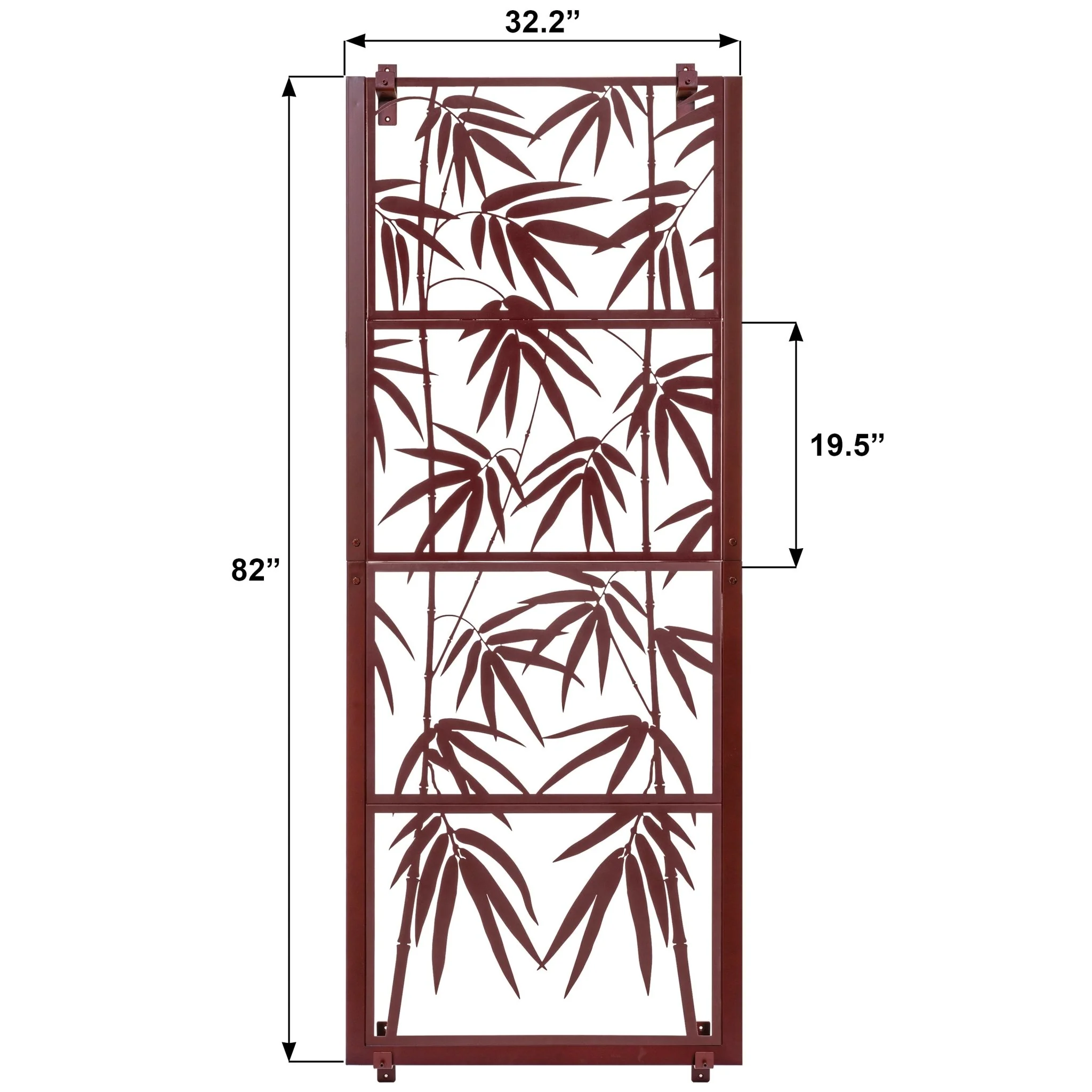 Warehouse Deals - H Potter Wall Trellis Privacy Screen with Wall Brackets - Image 2