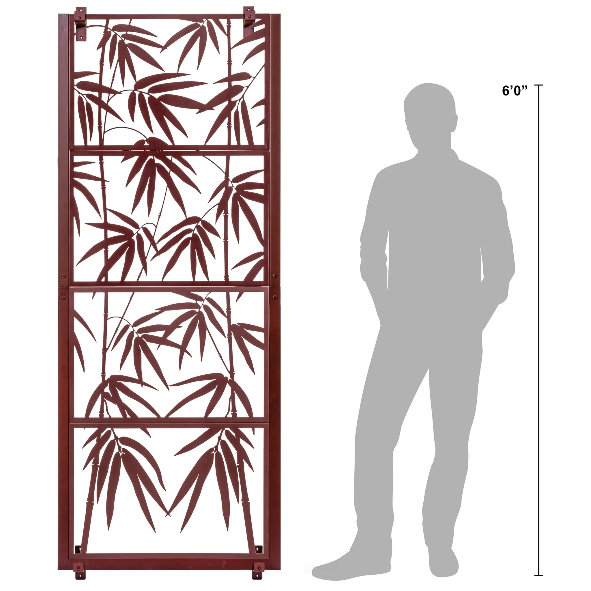 Warehouse Deals - H Potter Wall Trellis Privacy Screen with Wall Brackets - Image 5