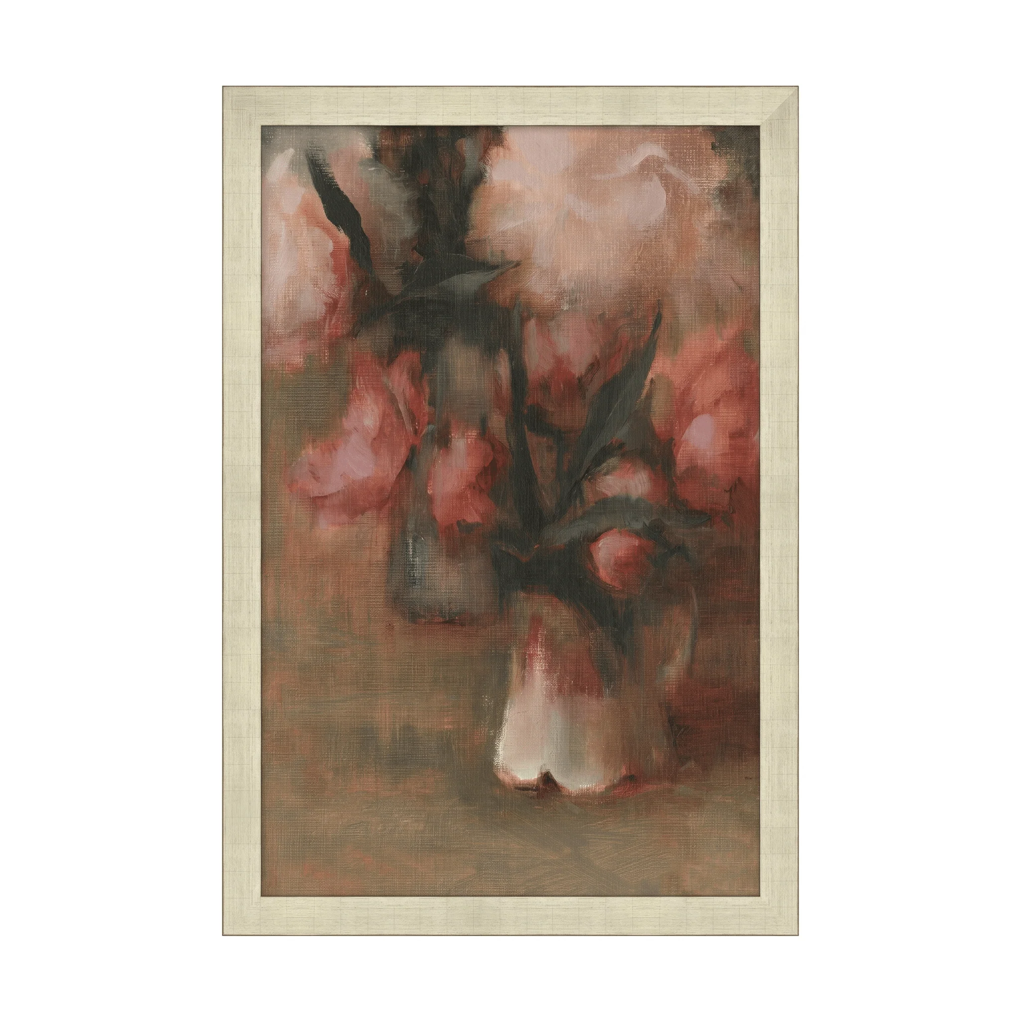 H Potter Stormlight and Peonies Canvas Wall Art