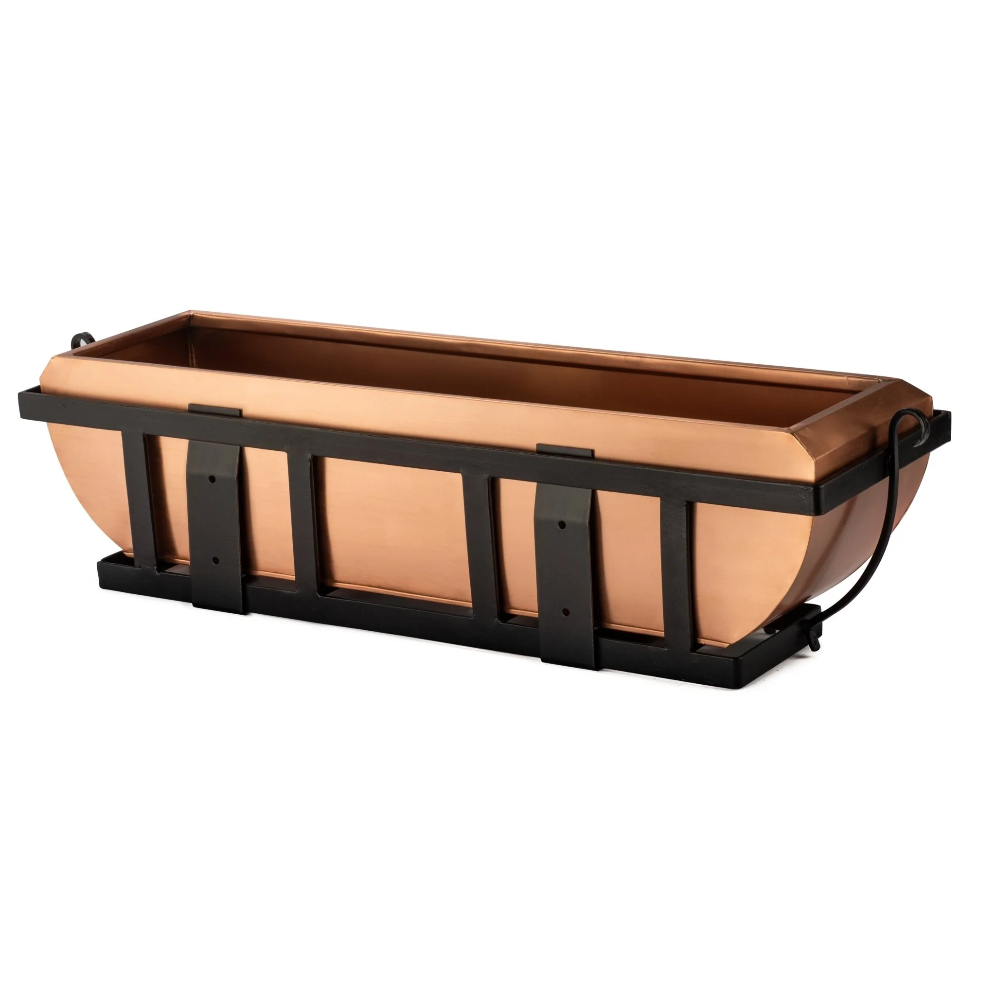 30-Inch Solid Copper Window Box with Metal Frame | Model GAR134 - Image 5