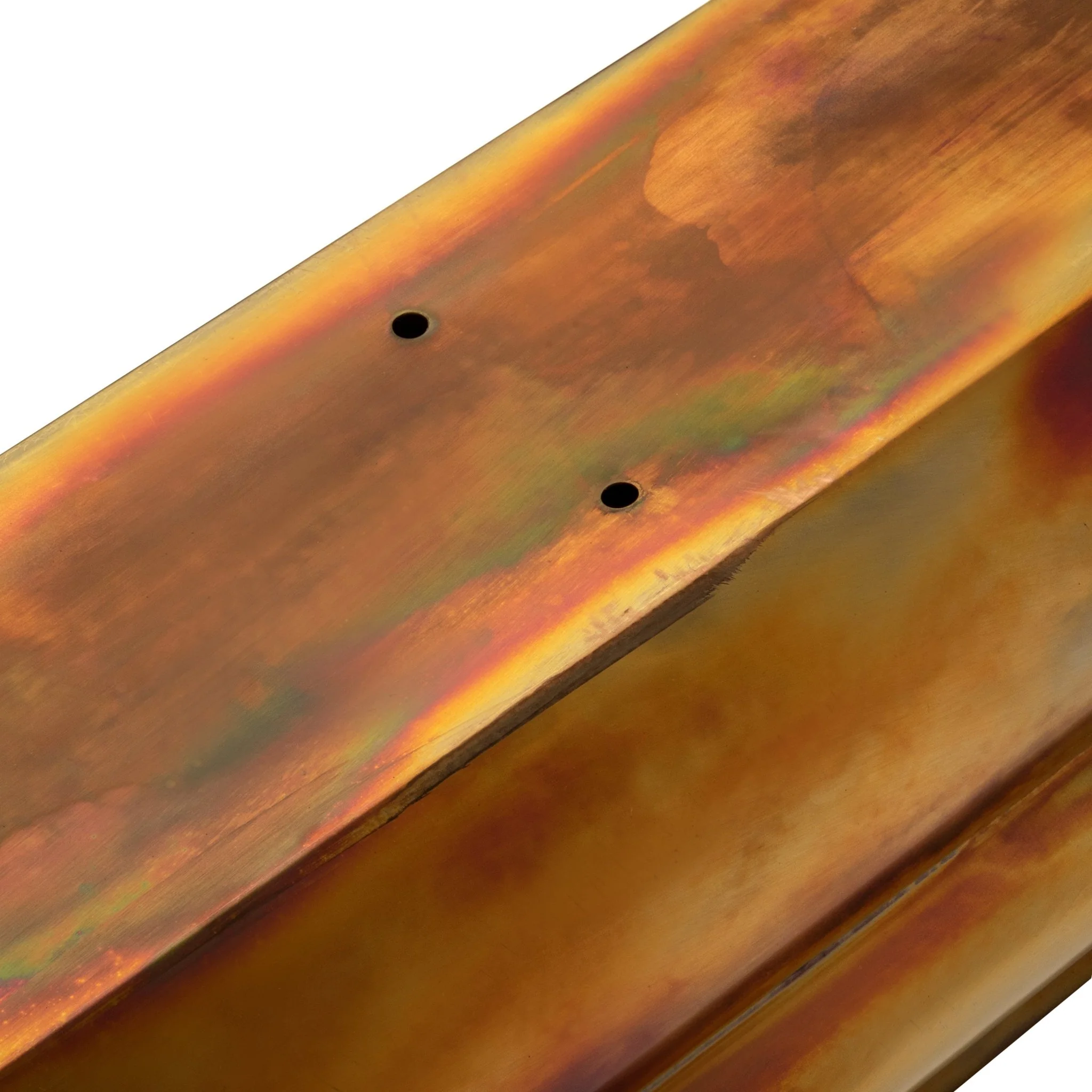 48-Inch Rustic Copper Window Box with Metal Frame - Image 6