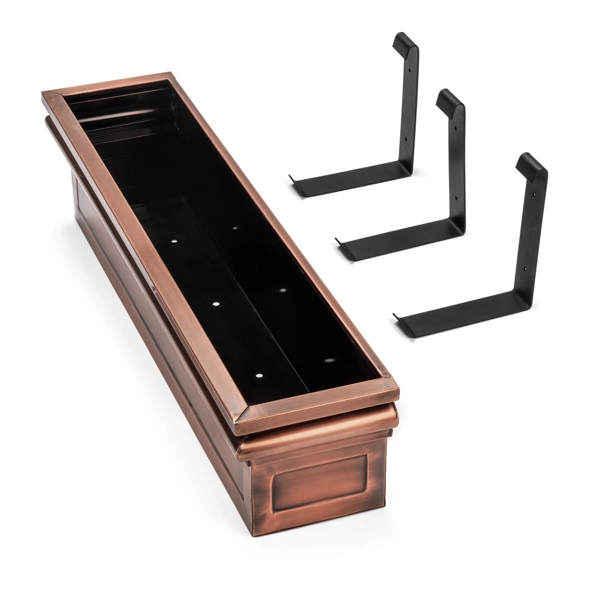 36-Inch Williamsburg Window Box with Metal Brackets - Image 5