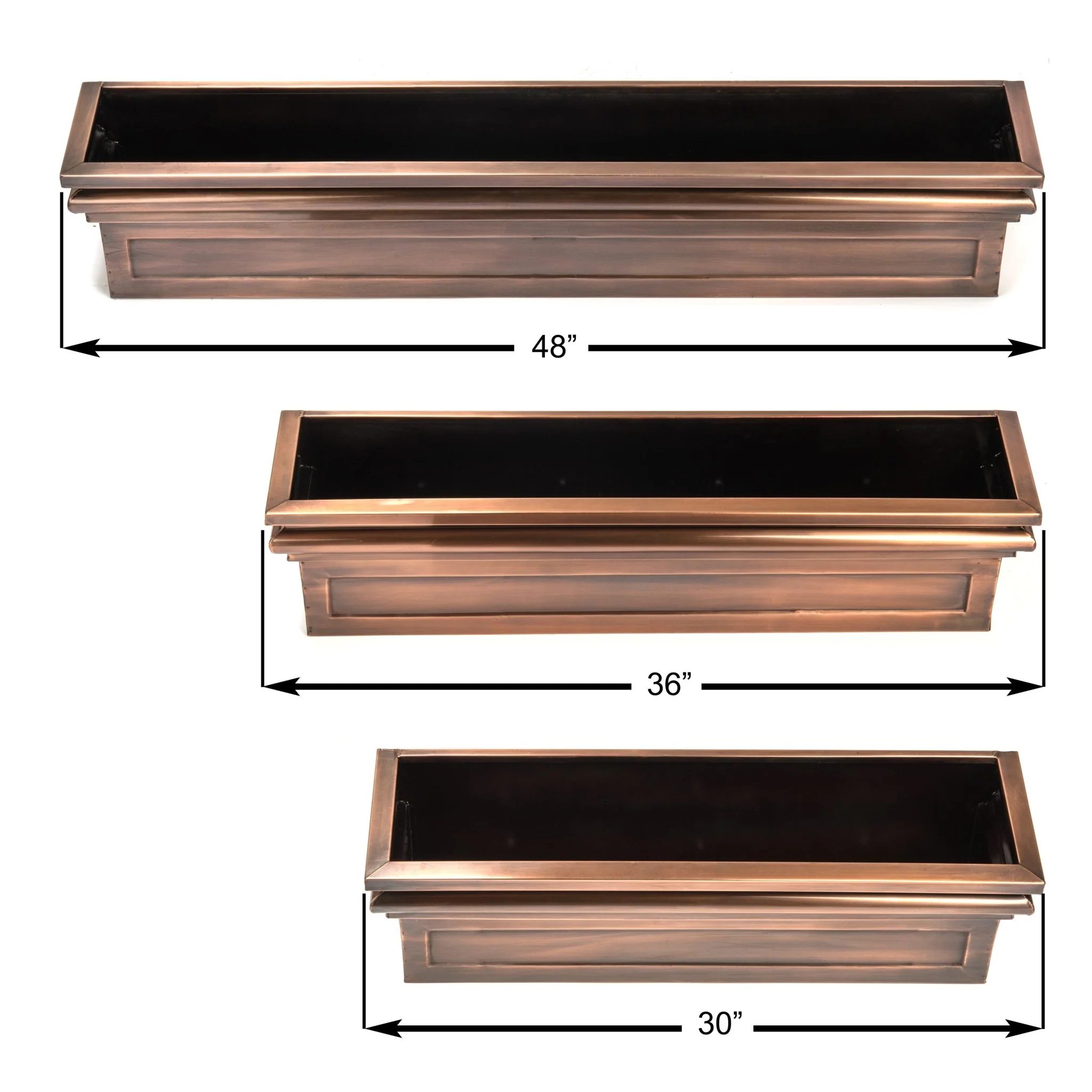 36-Inch Williamsburg Window Box with Metal Brackets - Image 9